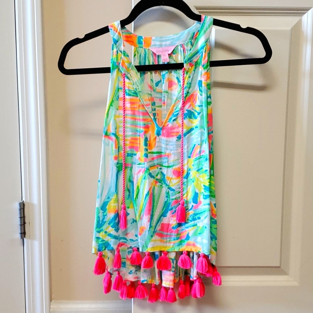 Lilly Pulitzer tank top, size XXS, $20